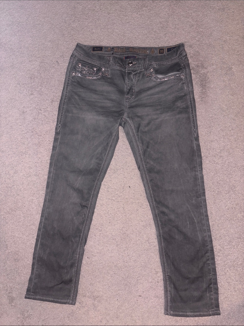 Rock Revival Women’s Gray Jeans